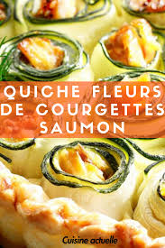 Quiche De Fleurs De Courgette Au Saumon Recettes Recette Quiche Recette Recettes De Cuisine