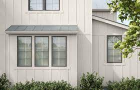 We recommend a nice forest (again, pairs very well with a white trim) or a lighter green, like the behr marquee sage green satin enamel exterior paint and primer in one, which can complement your home's stonework. Color Of The Month Smoky White Colorfully Behr
