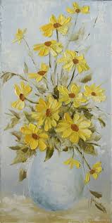 Maybe you would like to learn more about one of these? I Love This Vase Of Cute Fresh Yellow Flowers Painting Oilpaintingflowers Flower Art Painting Art Painting Oil Watercolor Paintings For Beginners