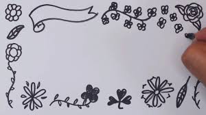 flowers speed drawing رسم إطار للوحة ورود زهور ورق شجر روووعة home decor decals home decor decor