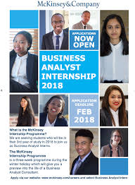 Uct Consulting Club Notice Applications For The Mckinsey Company Business Analyst Internship Programme Are Now Open This Is Applicable To All Academic Disciplines For Students Who Will Be In Their