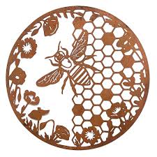 Ever noticed how bumblebees just bumble around in the early morning, moving slowly? Bumble Bee Wall Art Folk Art Garden Culture Vulture