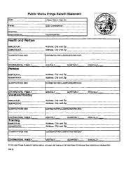 The transactions which appear on the statement include deposits, withdrawals, debit, and credit. Fillable Online Bca Lacity Public Works Fringe Benefit Statement Bca Lacity Fax Email Print Pdffiller
