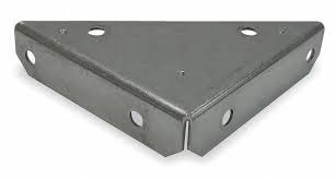 Length x length x width. Grainger Approved 4 In X 4 In Steel Heavy Duty Corner Brace With Zinc Finish 1wdd3 1wdd3 Grainger