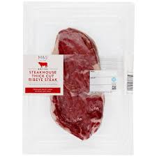 Check spelling or type a new query. M S British Thick Cut Ribeye Steak Ocado