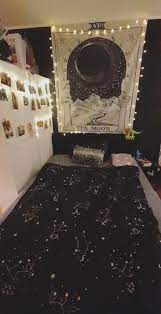 Add posters of your favorite emo pop stars to decorate bedroom walls. Stay Wild Moon Child