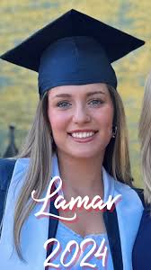 Josie Wiggins, Lamar 2024 Graduation 🩵💙♥️