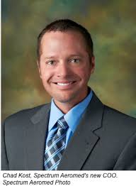 Spectrum Aeromed hires Chad Kost as chief operating officer