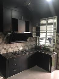 Customer saya tambah 2 kaki lagi untuk kabinet bawah menjadikan harga. Full Black Cabinet Kabinet Dapur Harga Kilang Facebook