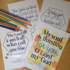 Welcome to loving christ ministries. Look To Him And Be Radiant Sweeter Than Honey Psalm Coloring Pages September