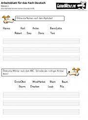 Hier findet ihr kostenlose arbeitsblätter und übungsblätter für das schulfach deutsch in der grundschule und alle anderen schularten. Ubungen Deutsch Klasse 2 Kostenlos Zum Download Lernwolf De