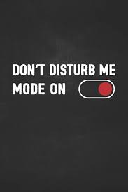 Logged in users can submit quotes. Buy Don T Disturb Me Mode On Journal For Men Women 100 Blank Lined Pages 6x9 Unique Humor Diary Notebook With Sarcastic Quote Cover Book Online At Low Prices In India