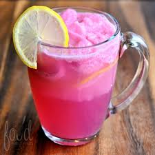This punch is the real deal, friends. Pink Lemonade Raspberry Sherbet Party Punch Recipe