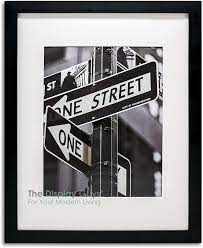 Ribba frame, black, 19 ¾x27 ½. Amazon Com Thedisplayguys 20x24 Solid Pine Wood Picture Frame Matted To 16x20 W Tempered Glass Black Ivory Collage Mat For 9 Photos
