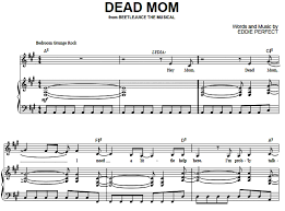 Recommended bestselling piano music notes. Beetlejuice Dead Mom Free Sheet Music Pdf For Piano The Piano Notes