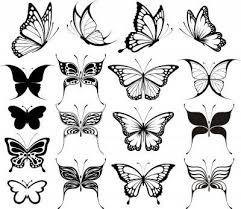 Simple butterfly tattoo tribal butterfly tattoo butterfly stencil butterfly drawing butterfly tattoo designs butterfly template butterfly. Stencil Realistic Butterfly Outline Tattoo Novocom Top