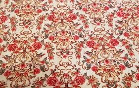 Damask floral pattern set wall mural, premium canvas wall murals for residential and commercial use, from limitless walls. White Double Brushed Jersey Knit With Vintage Damask Floral Print So Soft Beautiful Textiles