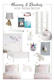 Kids — especially little girls — absolutely love unicorns. Unicorns Rainbows Cute Kids Bedroom Decor Ideas The Mom Edit
