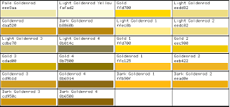 Html Color Code Gold Pantone Color Chart Gold Pantone