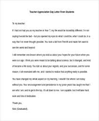 Here's how to present your thoughts online. Free 7 Sample Teacher Appreciation Letters In Pdf Ms Word