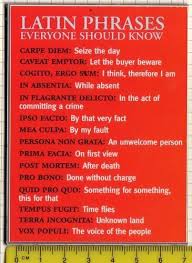 Latin Phrases Latin Quotes Latin Phrases Science Quotes