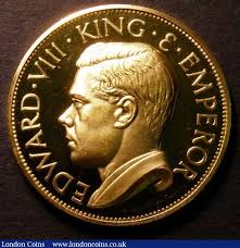 Crown 1936 Edward Viii : Buy and Sell English Coins : Auction Prices