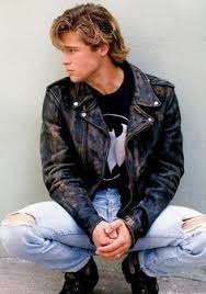 Brand Pitt Biker Outfit Black Leather Biker Jacket Leather Jacket Men