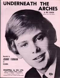 UNDERNEATH THE ARCHES Johnny Farnham SHEET MUSIC SirH70 $19.95