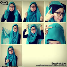Image result for tutorial hijab