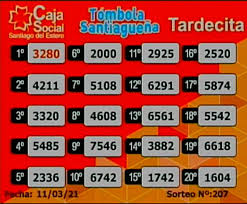 La caja social de santiago del estero llevó a cabo nuevos sorteos de la tómbola santiagueña , correspondientes al lunes 29 de marzo de 2021. Tombola Santiaguena Los Numeros De Este Jueves 11 De Marzo El Liberal Movil