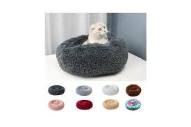Give your cat the stress & anxiety relief she deserves with petco's selection of cat pheromones, including cat calming collars, sprays & pheromone diffusers. 70cm Pet Dog Cat Calming Bed Soft Plush Round Nest Comfy Sleeping Kennel Cave Au Dark Brown 70cm Kogan Com