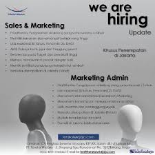 Pt pertamina (persero) adalah perusah… june 22, 2021. Lowongan Kerja Sales Dan Marketing Marketing Admin Pt Teratai Widjaja Bogor