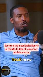 He said something that hit hard:, “Soccer is the most racist sport in the  world. In Italy, they’re throwing bananas at Black men. My son deals with  hate every time he steps