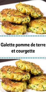 Galette Pomme De Terre Et Courgette Galette Pomme De Terre Galette Aux Pommes Recettes De Cuisine