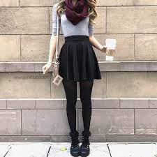 Black Outfits That Are Slimming Stunning And Simple In 2021 Circle Skirt Outfits Black Skirt Outfits Stylish Winter Outfits