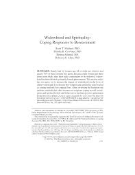 What does breaking glass mean spiritually? Pdf Widowhood And Spirituality Coping Responses To Bereavement
