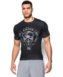 Freedom Air Force Mens Short Sleeve Compression Shirt