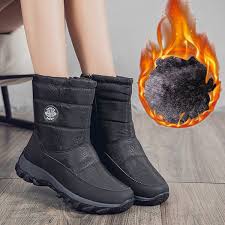 Boots Plush Warm Ankle Boots For Women Winter Waterproof Women Female Winter Shoes Booties Size 35 43 Sporto Boots Boys Boots From Vikiipedia 23 39
