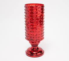 It can also be used in crafting and floral arrangements. 13 5 Illuminated Glass Pedestal Hurricane By Valerie Qvc Com