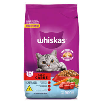 RACAO GATO - WHISKAS CARNE CASTRADO - 10,1KG