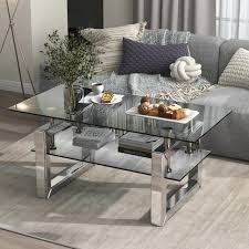Ashley Furniture Glass Top Coffee Table