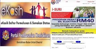 Kriteria kelayakan yang lain adalah seperti berikut Semakan Status Permohonan E Kasih 2021 Online Spa