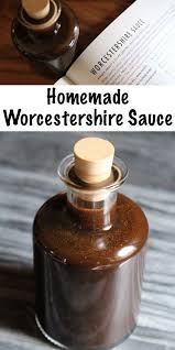 Homemade Worcestershire Sauce Recipe Worcestershire Sauce Recipes Homemade Condiments Sauce