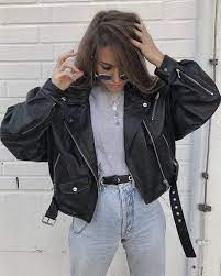 Vintageinspired Headturner Unexpected Commanding Statement Removable Standouts Featuring Sometimes Should Edgy Outfits Fashion Leather Jacket Outfits