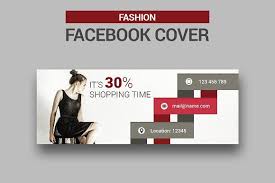Fashion Facebook Cover Facebook Cover Photoshop Template Design Social Media Template