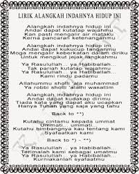 Robbi sholli 'ala muhammad, assalamu'alaik, ya rosulalloh ya nabi, qul ya 'adzim, allahumma sholli 'ala muhammad (14.24 mb) 04 ya robbi robbi sholli mpeg4 (20.24 mb) ya robbi sholli dst (5.53 mb) 06 ya robbi sholli, assalamu 'alaik & ya thoibah izzul el kharits (8.69 mb) ya robbi. Lirik Lagu Sholawat Habib Syech Alangkah Indahnya Hidup Ini Nusagates