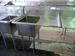 stainless steel single compartment sink