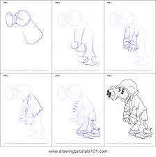 This post is part of a series called how to learn to draw. How To Draw Gatling Pea Zombie From Plants Vs Zombies Printable Drawing Sheet By Drawingtutorials101 Com Drawing Sheet Drawings Plant Drawing
