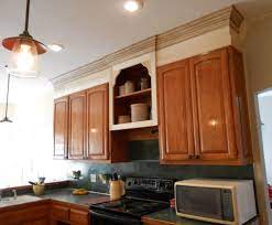 Project Making An Upper Wall Cabinet Taller Kitchen Kitchen Cabinets To Ceiling Kitchen Cabinets Trim Kitchen Soffit