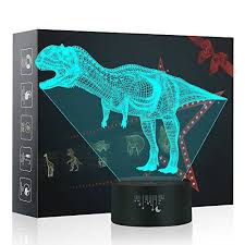 Dinosaur 3d Led Optical Illusion Lamps Rquite 7 Color Ch Https Www Amazon Com Dp B077l48gn6 Ref 3d Led Night Light Color Optical Illusions 3d Night Light